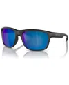 Native Eyewear Native Men's Gorge Polarized Sunglasses, Mirror Polar Xd9040 In Matte Black
