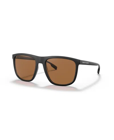 Native Eyewear Native Men's Mesa Polarized Sunglasses, Xd9036 In Black