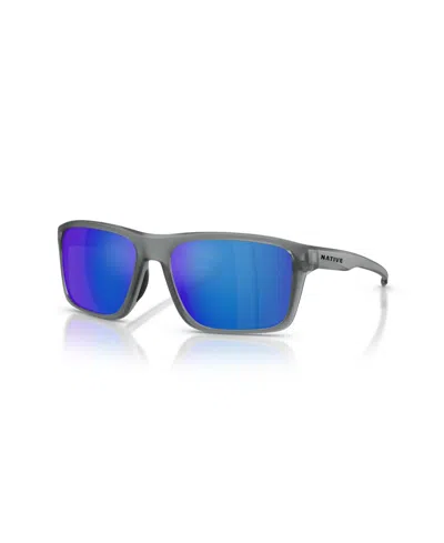 Native Eyewear Native Men's Polarized Tavern Sunglasses, Xd9043 In Black