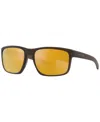 Native Eyewear Native Men's Wells Polarized Sunglasses, Mirror Polar Xd9001 In Brown Crystal