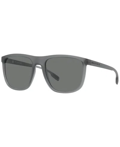 Native Eyewear Native Unisex Polarized Sunglasses, Xd9036 Mesa 57 In Gray