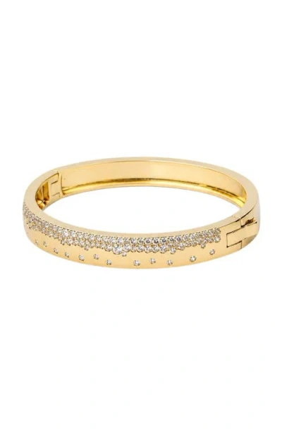 Native Gem Champagne Fizz Bangle Bracelet In Gold
