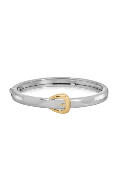 Native Gem Hipster Belt Bangle Bracelet In Transparent
