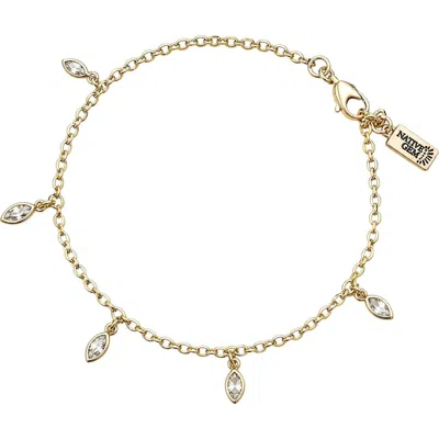 Native Gem Smitten Sparkle Anklet In Gold