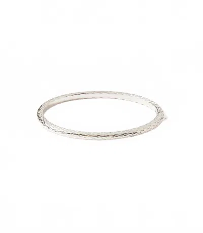 Native Gem Women's Bangle Bracelet In Silver