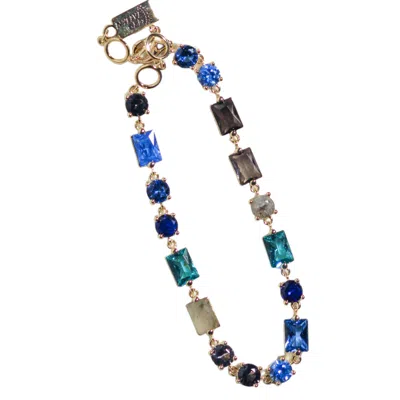 Native Gem Women's Blue Jagger Bracelet- Azure