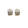 Native Gem Women's Cuff Huggies- 14k Gold Vermeil