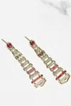 Native Gem Women's Deco Earrings In Pink In Pink
