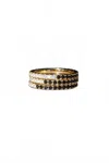Native Gem Women's Eternity Band Ring In Edge In Multi