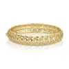 Native Gem Women's Gold Raffia Sparkle Bangle In Gold