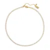Native Gem Women's Gold Shimmer Tennis Necklace In Neutral