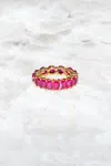Native Gem Women's Pillowtalk Ring In Ruby In Pink