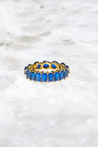 Native Gem Women's Pillowtalk Ring In Sapphire In Blue
