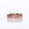 Native Gem Women's Pink / Purple Eternal Love Ring- Pink