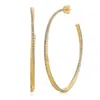 Native Gem Women's Twisted Hoop- Gold Vermeil In Gold