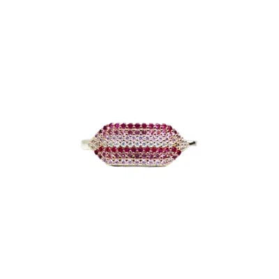 Native Gem Women's Zaza Stripe Ring- Pink