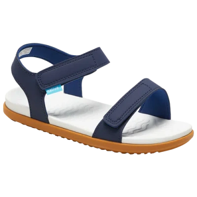 Native Kids' Girls   Charley In Regatta Blue/white/brown