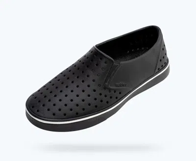 Native Men's  Shoes Miles Wanderfoam Jiffy Black Slip-on Casual Zogg2632