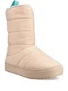 Native Quilted Padded Boots In Neutral