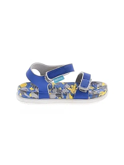 Pre-owned Native Kids' Sandals In Blue