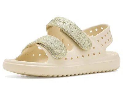 Native Shoes Chase Bio-bling (little Kid/big Kid) Kid's Shoes Taos Tan Bling/bone White : 12 Little Kid M, Synthe