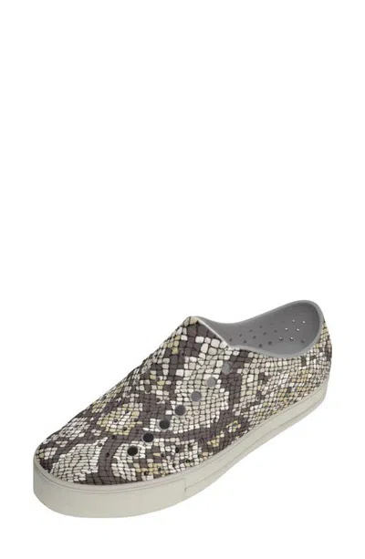 Native Shoes Jefferson Arc Wanderfoam Print Slip On Sneaker In Brown
