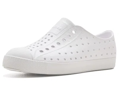 Native Shoes Jefferson Bio-bling (little Kid/big Kid) Kid's Shoes Shell White Bling/shell White : 12 Little Kid M