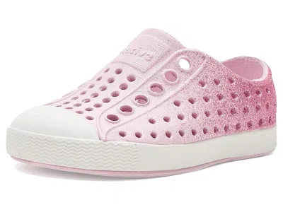 Native Shoes Jefferson Bio-bling (toddler) Kid's Shoes Barely Samba Bling/shell White : 10 Toddler M, Synthetic