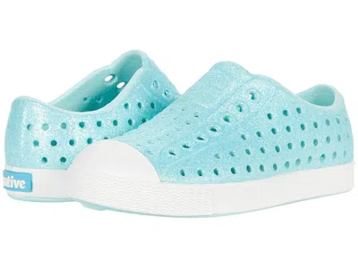 Native Shoes Jefferson Bio-bling (toddler) Kid's Shoes Piedmont Bling/shell White : 8 Toddler M, Synthetic