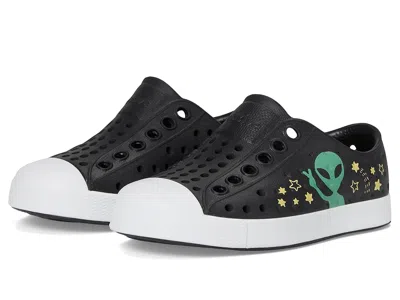 Native Shoes Jefferson Block (toddler) Kid's Shoes Jiffy Black/shell White/peace Alien Block : 5 Toddler M, Synth