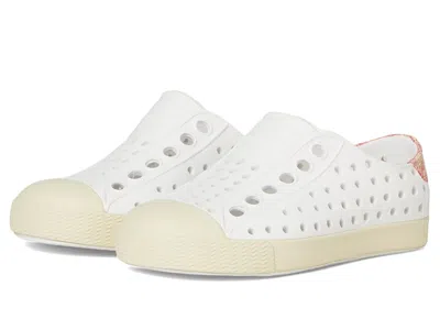 Native Shoes Jefferson Block (toddler) Kid's Shoes Shell White/bone White/popsicle Palm Block : 10 Toddler M, Syn