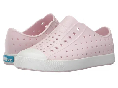 Native Shoes Jefferson (little Kid/big Kid) Kid's Shoes Milk Pink/shell White : 13 Little Kid M, Synthetic