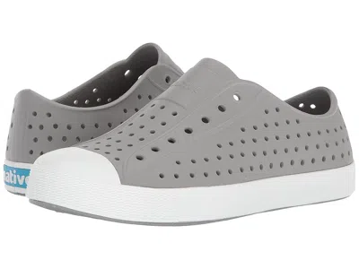 Native Shoes Jefferson (little Kid/big Kid) Kid's Shoes Pigeon Grey/shell White : 13 Little Kid M, Synthetic