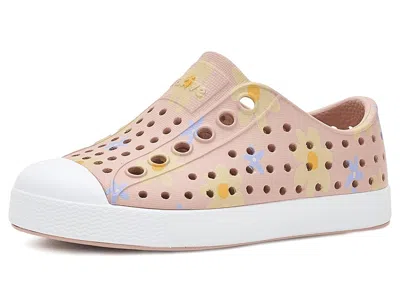 Native Shoes Jefferson Print (toddler) Kid's Shoes Chameleon Pink/shell White/bone Daisy: 10 Toddler M In Neutral