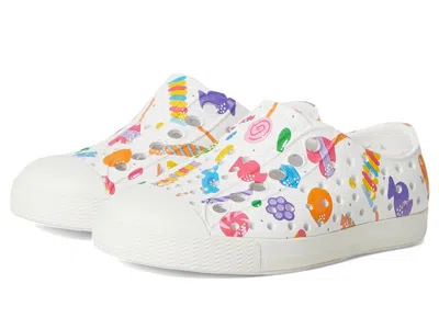 Native Shoes Jefferson Print (toddler) Kid's Shoes Shell White/shell White/retro Candy : 4 Toddler M, Synthetic