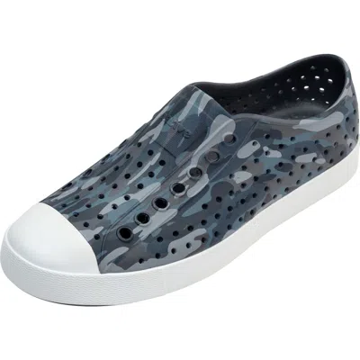 Native Shoes 'jefferson' Printed Slip-on Sneaker In Gray