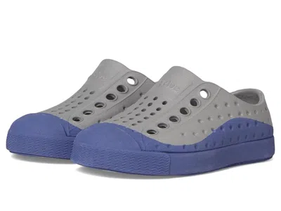 Native Shoes Jefferson Roam (toddler) Kid's Shoes Satellite Grey/ink Blue : 6 Toddler M, Synthetic In Multi