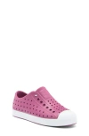 Native Shoes Jefferson Sugarlite Water Resistant Sneaker In Twilight Pink/shell White