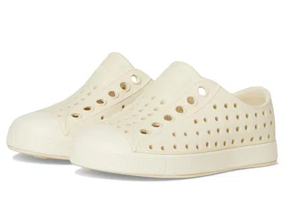 Native Shoes Jefferson (toddler/little Kid) Kid's Shoes Bone White/bone White : 10 Toddler M, Synthetic In Neutral