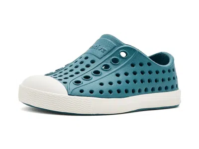 Native Shoes Jefferson (toddler/little Kid) Kid's Shoes Faded Glory Blue/shell White : 7 Toddler M, Synthetic