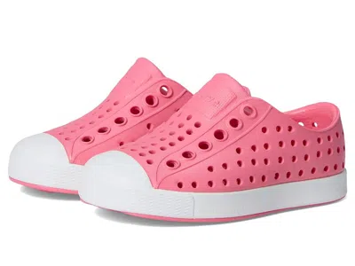 Native Shoes Jefferson (toddler/little Kid) Kid's Shoes Flamingo Pink/shell White : 5 Toddler M, Synthetic