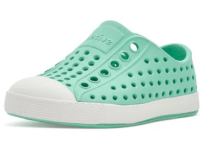 Native Shoes Jefferson (toddler/little Kid) Kid's Shoes Fresco Green/shell White : 6 Toddler M, Synthetic