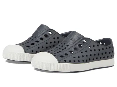 Native Shoes Jefferson (toddler/little Kid) Kid's Shoes Gravity Grey/shell White : 5 Toddler M, Synthetic