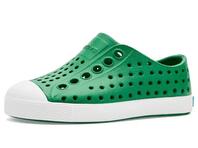 Native Shoes Jefferson (toddler/little Kid) Kid's Shoes Hunter Green/shell White : 6 Toddler M, Synthetic