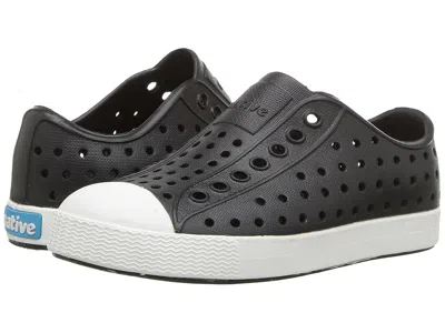 Native Shoes Jefferson (toddler/little Kid) Kid's Shoes Jiffy Black/shell White : 10 Toddler M, Synthetic