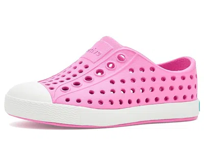 Native Shoes Jefferson (toddler/little Kid) Kid's Shoes Malibu Pink/shell White : 9 Toddler M, Synthetic