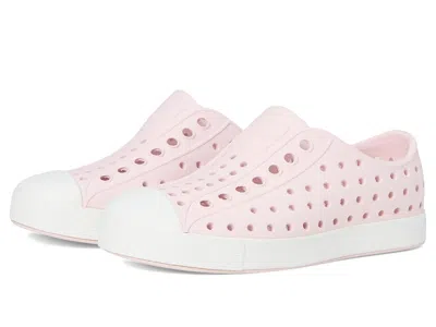 Native Shoes Jefferson (toddler/little Kid) Kid's Shoes Milk Pink/shell White : 10 Toddler M, Synthetic