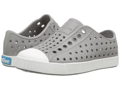 Native Shoes Jefferson (toddler/little Kid) Kid's Shoes Pigeon Grey/shell White : 10 Toddler M, Synthetic