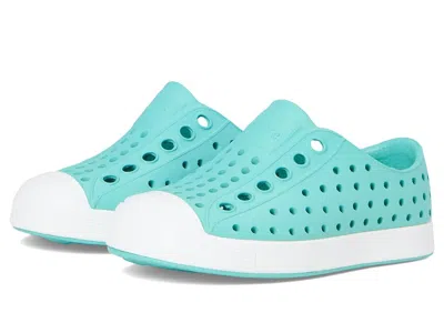 Native Shoes Jefferson (toddler/little Kid) Kid's Shoes Pool Blue/shell White : 7 Toddler M, Synthetic