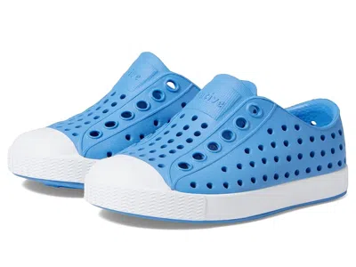 Native Shoes Jefferson (toddler/little Kid) Kid's Shoes Resting Blue/shell White : 4 Toddler M, Synthetic